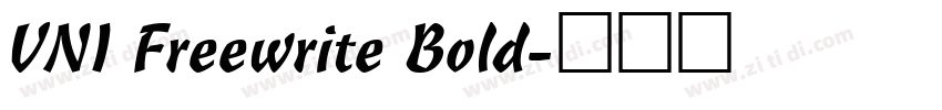 VNI Freewrite Bold字体转换